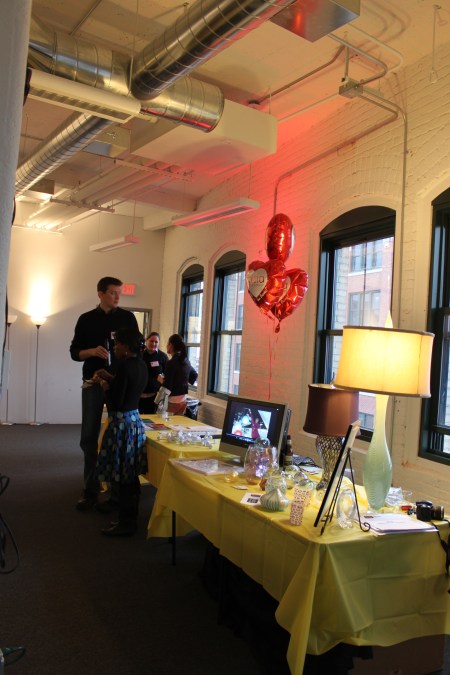 The set up from vendors